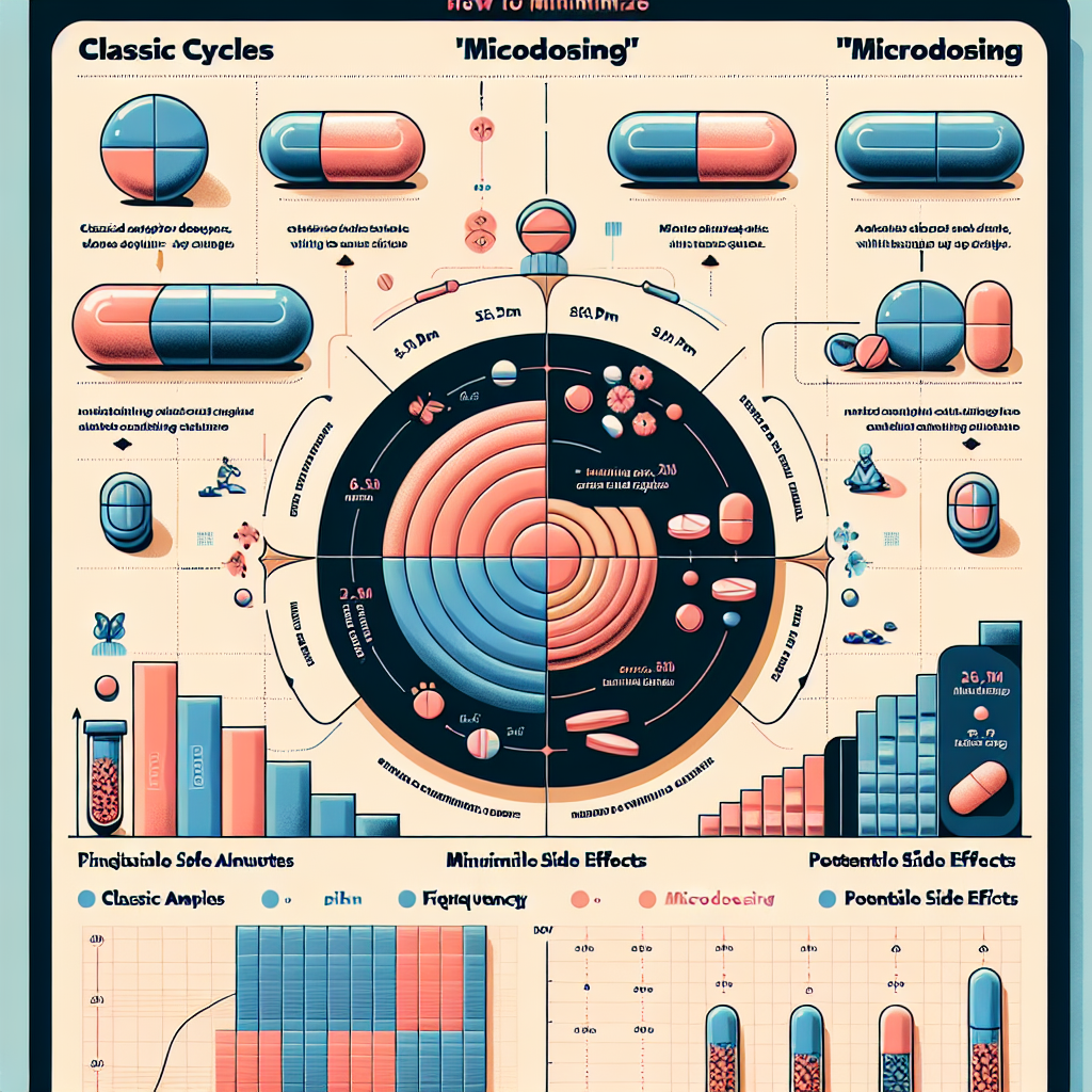 Optimal dosages and intake schedules: comparison of classic cycles and “microdosing” to minimize side effects.