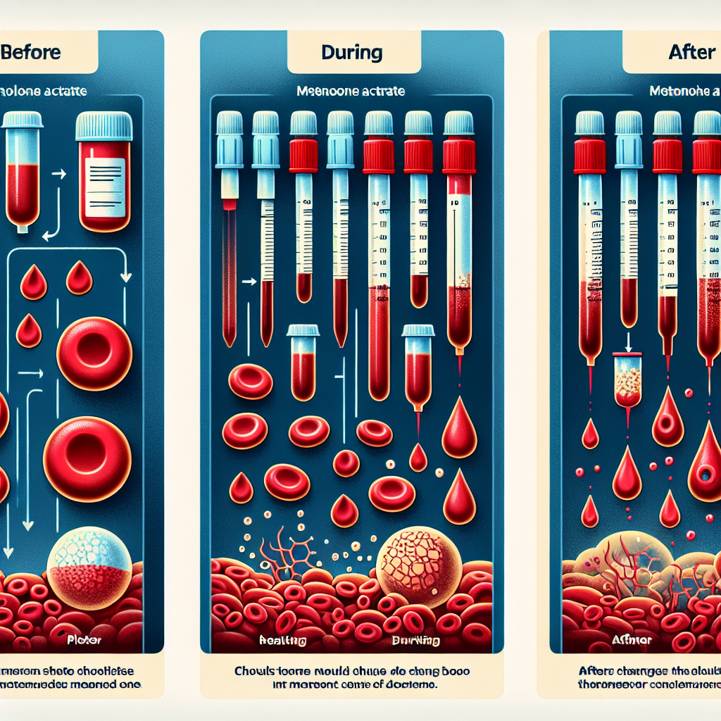 Bloodwork before, during, and after acetato di metenolone Bloodwork before, during, and after acetato di metenolone